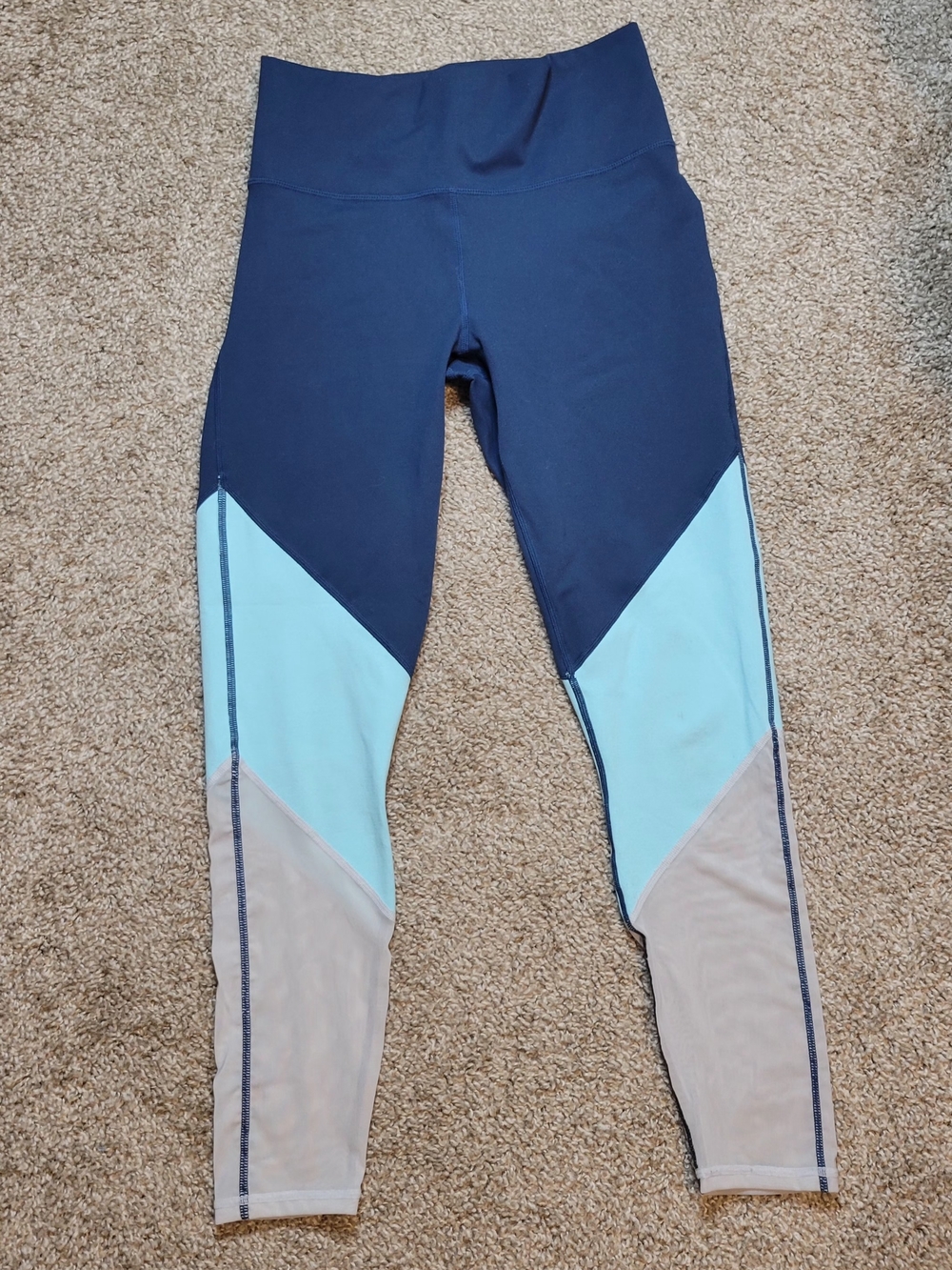 Fabletics Navy Toned Leggings